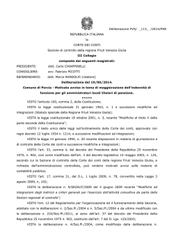 Deliberazione FVG/ _113_ /2014/PAR