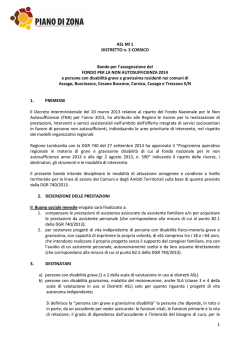 Bando - Comune di Corsico