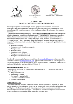 clicca qui per scaricare il bando di concorso 2014