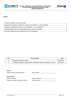 certificazione sistemi di gestione iso 22000