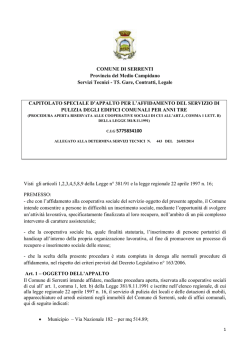 Capitolato e Duvri - Comune di Serrenti