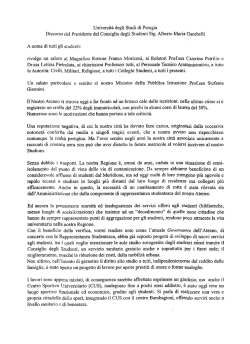 Sig.Alberto Maria Gambelli - Universit&agrave; degli Studi di Perugia