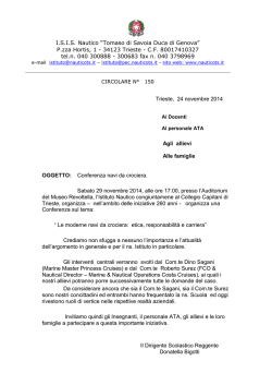 Conferenza navi da crociera