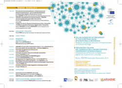 programme / programma - OTEBAC - Osservatorio tecnologico per i