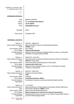 Cristina Bonaglia - Fondazione Alma Mater