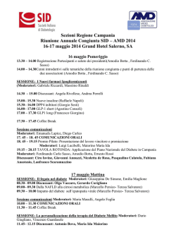 Programma preliminare