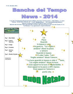 news 54 - Coordinamento Banche del Tempo