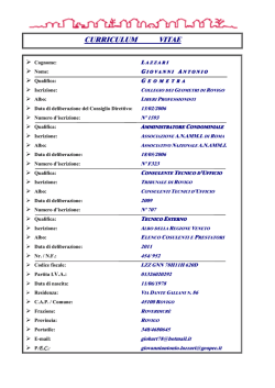 Scarica curriculum del consulente