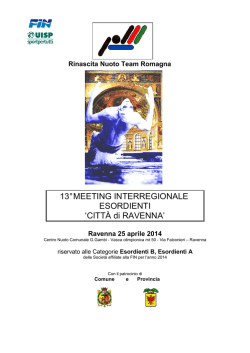 13&deg; Meeting Citt&agrave; di Ravenna