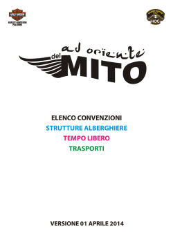 elenco convenzioni strutture alberghiere tempo