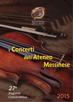 Brochure - Università degli Studi di Messina