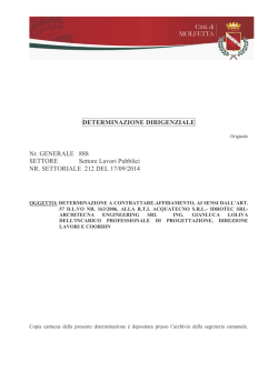 Scarica Allegato - Comune di Molfetta