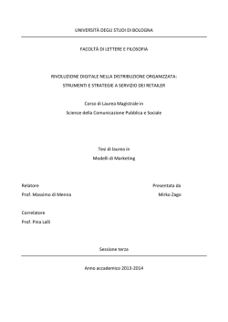 Rivoluzione digitale nella distribuzione organizzata