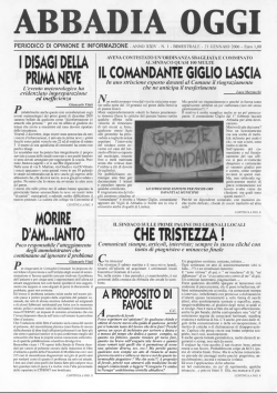 Abbadia Oggi - proloco lario orientale