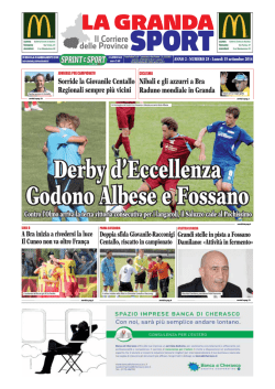 N° 25 – La Granda Sport del 15/09/2014