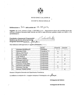 Con deliberazione di Giunta Regionale n.344