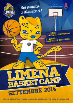 Scarica il volantino - Pallacanestro Limena