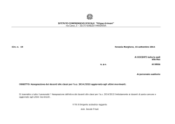 Assegnazione alle classi dei docenti