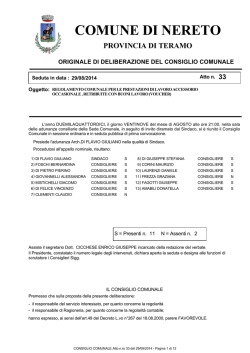 Regolamento lavoro occasionale