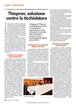 articolo - Cerexagri Italia srl