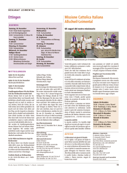 20. bis 30. Dezember 2014