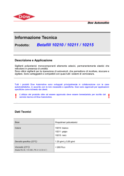 Scarica la Scheda Tecnica di questo prodotto