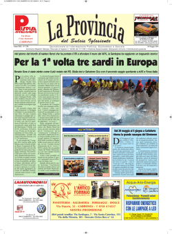 La Provincia del Sulcis Iglesiente n&deg; 270