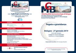 Programma - Dipartimento di Scienze mediche e chirurgiche