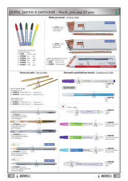 matite dermatografiche - Ditta B. Anichini Srl