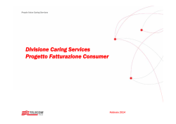 TELECOM Presentazione progetto fatturazione