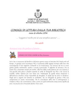 Ottobre 2014 - Comune di Magnago