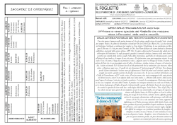 calendario pastorale 2013-2014 - Collaborazione Pastorale Zerotina