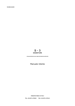 Manuale - Hi-Fi Di Prinzio