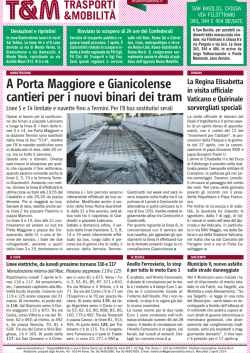 A Porta Maggiore e Gianicolense cantieri per i