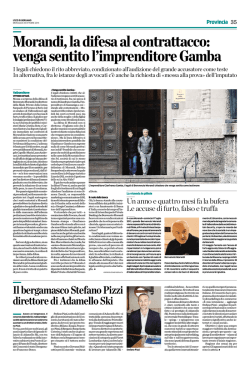 Morandi e gli avvocati della difesa