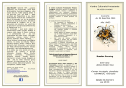 20141206 Programma di Sala Russian Evening