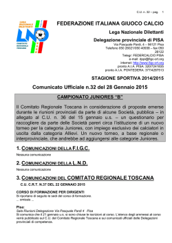 Scarica - Figc - Comitato Regionale Toscana