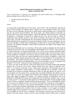 26 febbraio 2014. Appunti SdC con Carr&oacute;n