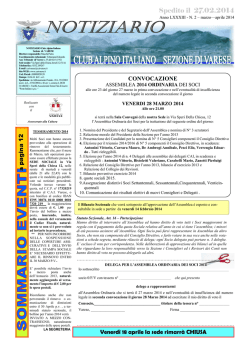 marzo+aprile - CAI Sezione di Varese
