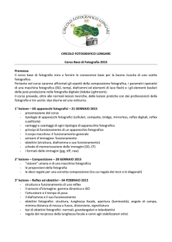 il programma - Longare Web