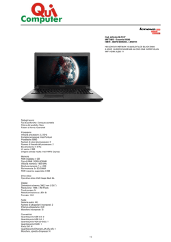 scheda tecnica - Quicomputer.it