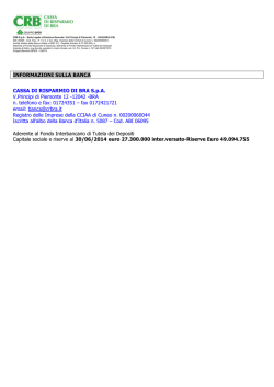 Carta Utylia ICCREA Banca - Cassa di Risparmio di Bra SpA