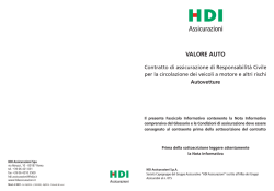Nota Informativa - HDI Assicurazioni