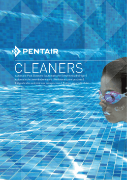 CLEANERS - Pentair Europe