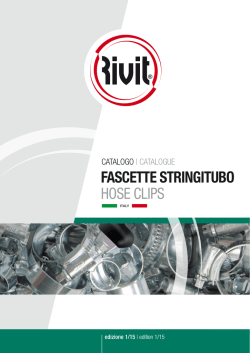 Catalogo fascette 1/15 2014
