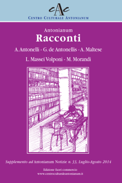 Clicca qui - Centro Culturale Antonianum