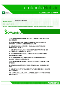 Lombardia - Conferenza delle Regioni e delle Province autonome