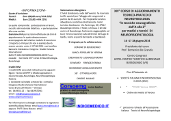 Programma - SINC - Societ&agrave; Italiana di Neurofisiologia Clinica