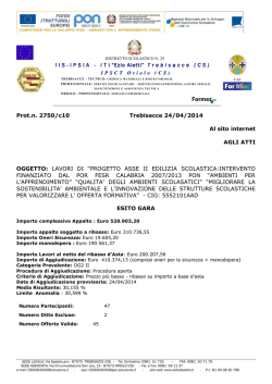 IPSIA - ITI “Ezio Aletti” T rebisacce ( CS ) - IPSIA E.Aletti