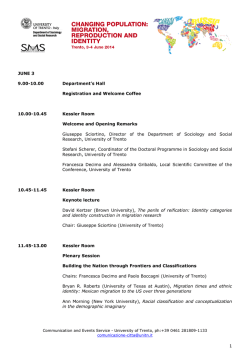 Program "Changing population: migration, reproduction and identity"